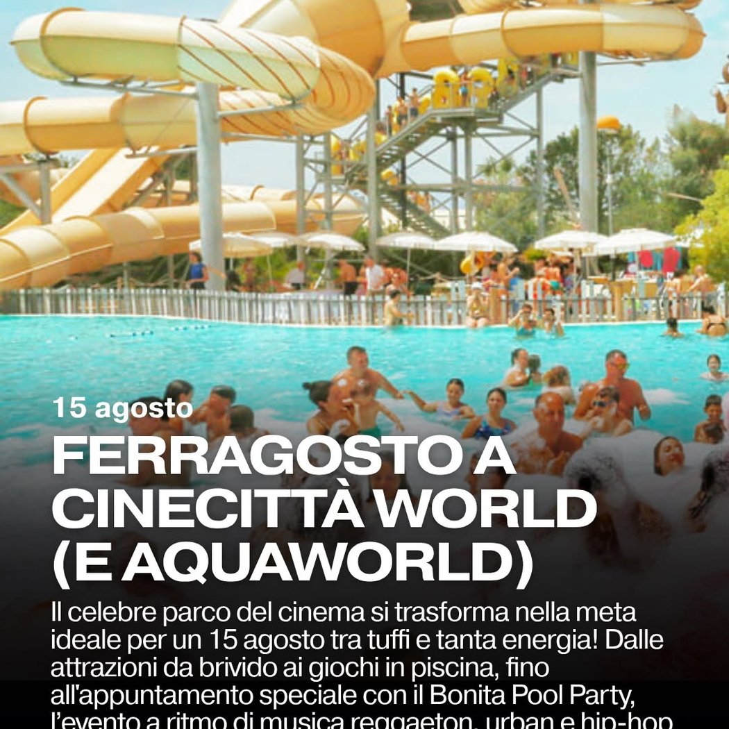 Ferragosto a Cinecittà World (e AquaWorld) 1