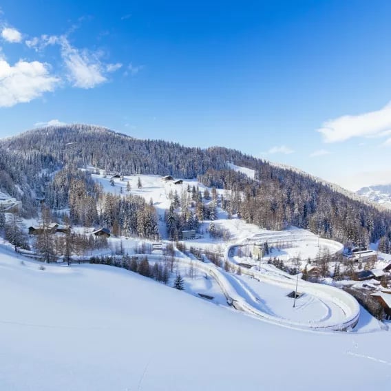 Bobsleigh La Plagne La Plagne Olympic track 3