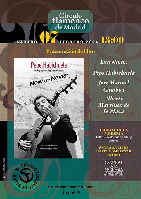 Presentación del libro «Pepe Habichuela. Now or never» 1