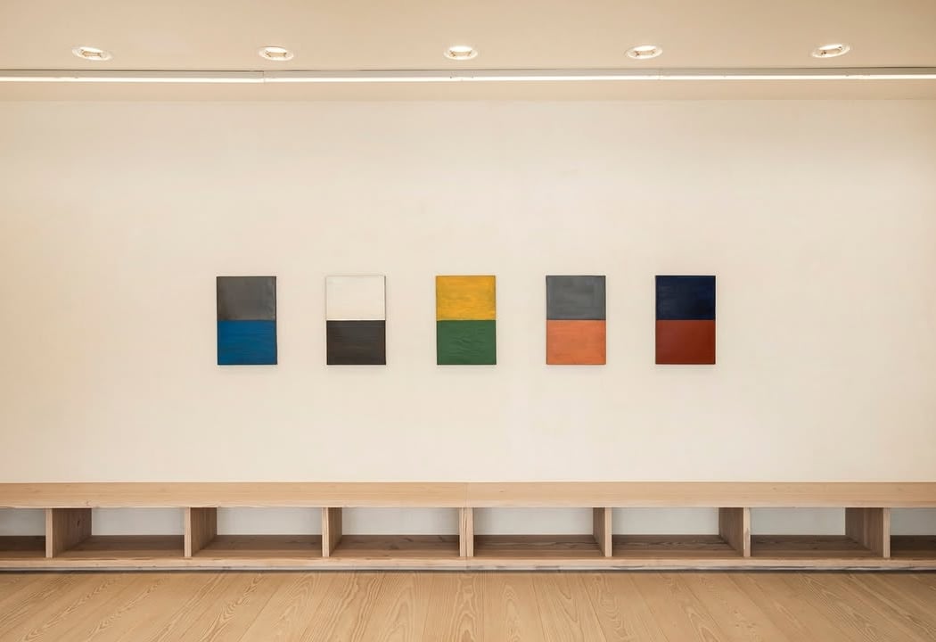 Günther Förg: Canvases · Bronzes · Copper · Drawings · Lead works 1