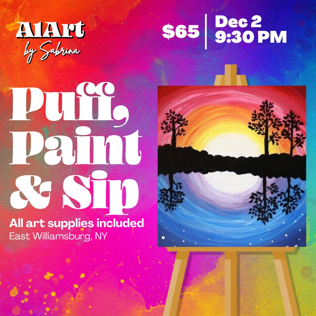 Puff, Paint and Sip Art Studio 1