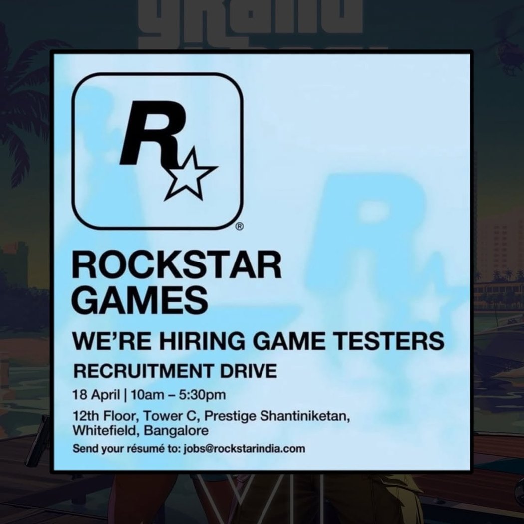Rockstar Games Recruitment Drive 2