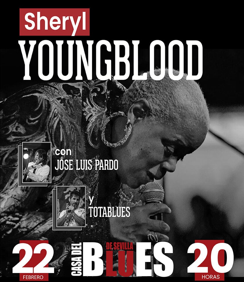 Sheryl Youngblood con José Luis Pardo y TotaBlues 1