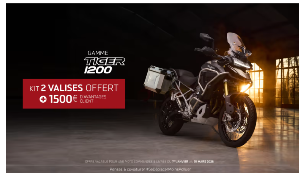 TIGER 1200 FAMILY Offre bagagerie sur la gamme Tiger 1200 1