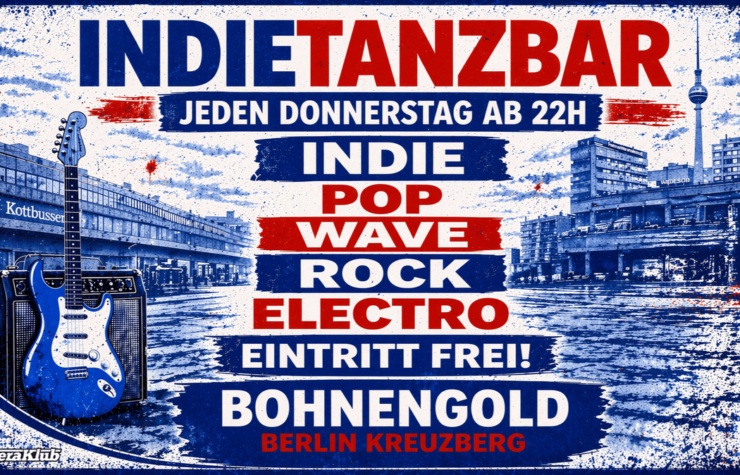 Indietanzbar - Djs - Indie,Pop,Wave,Rock,Electro - Eintritt Frei!