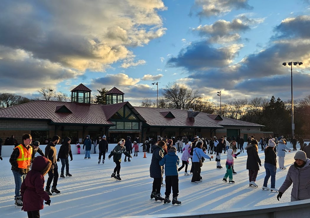Roosevelt Park Outdoor Family Skating Rink 2