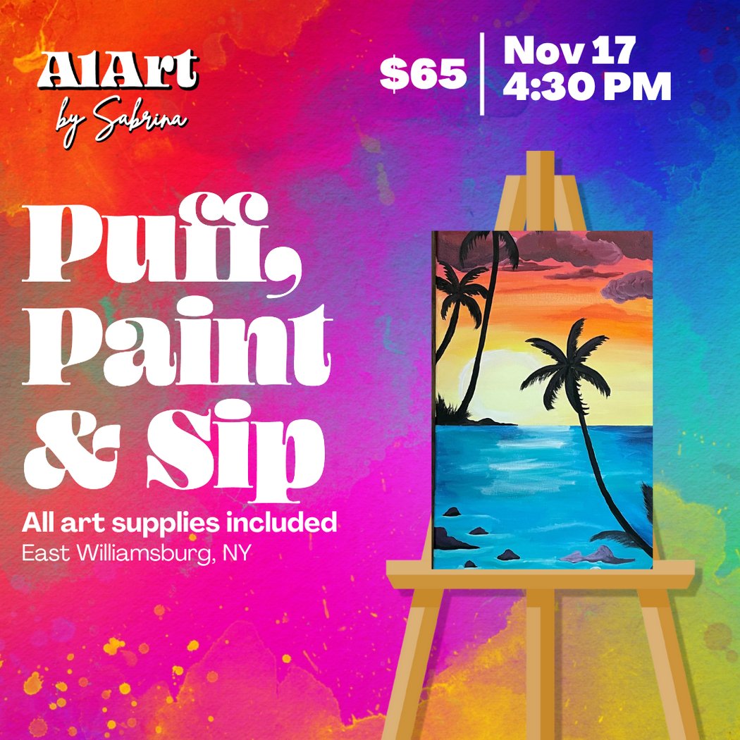 Puff, Paint and Sip Art Studio 1