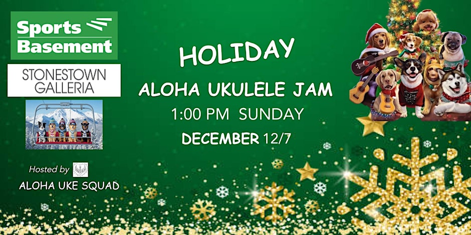Holiday Aloha Ukulele Jam - December 1