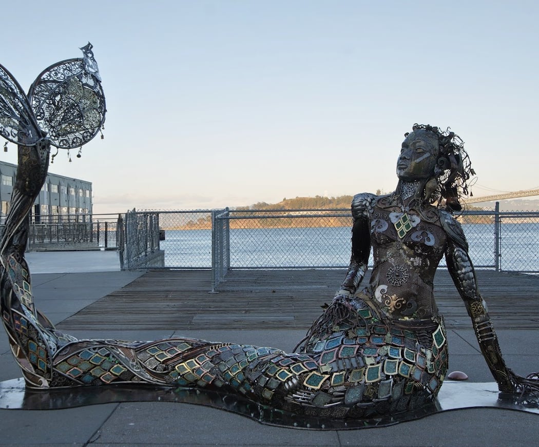 The Mermaid sculpture 1
