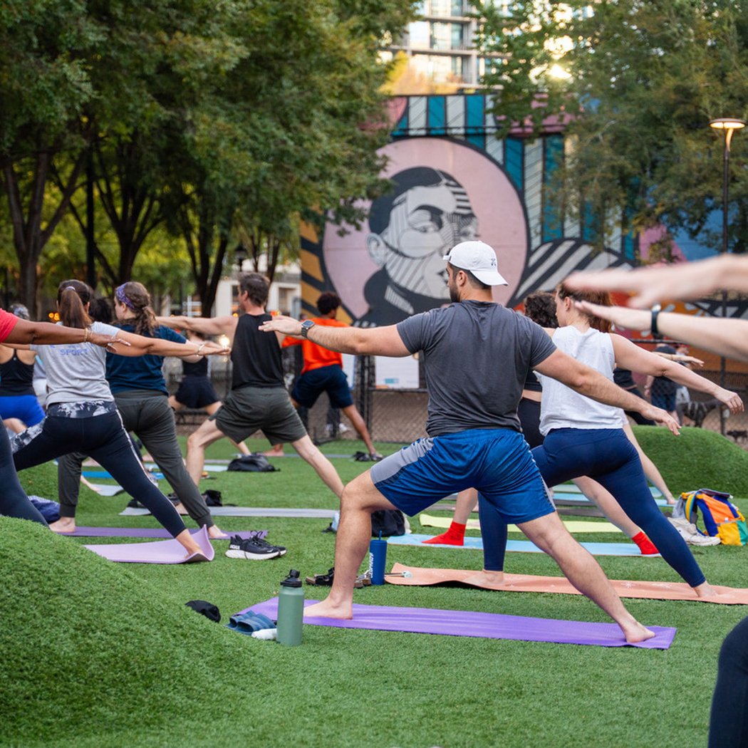 Yoga Flow at 10th Street Park 1