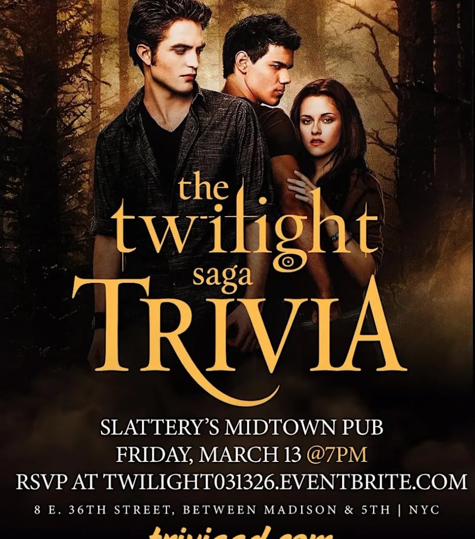 Twilight Saga Movies Trivia Night 1