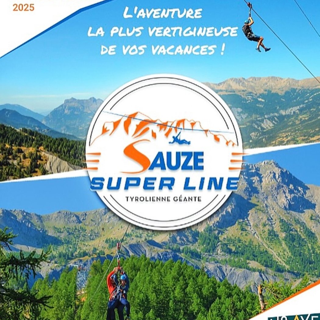 Tyrolienne - Sauze Super Line 1