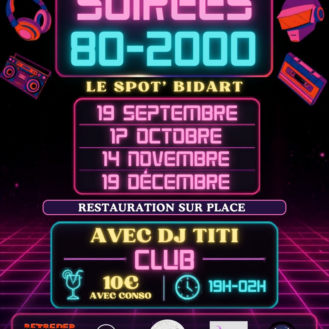 Soirées 80-2000
