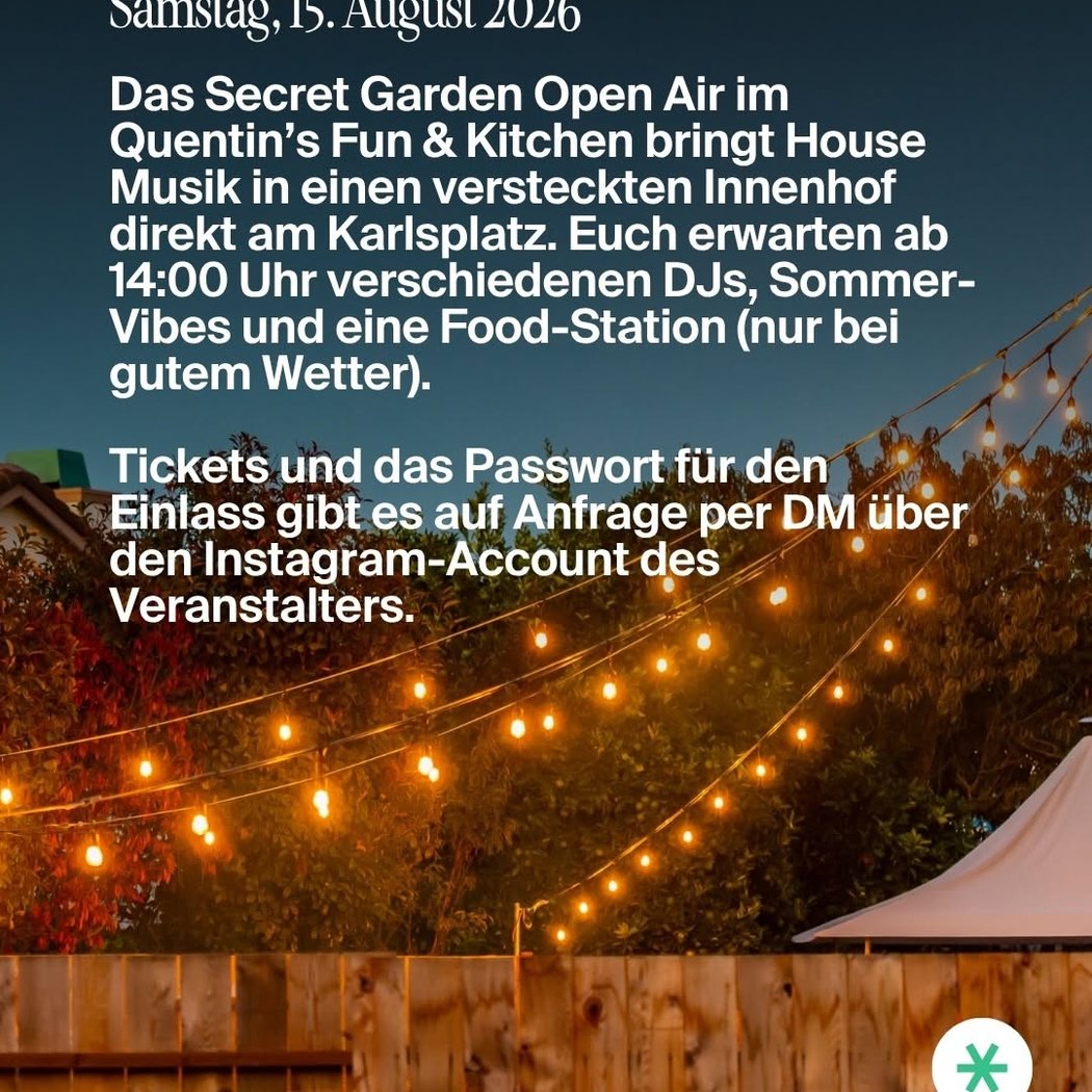 Secret Garden Open Air 1