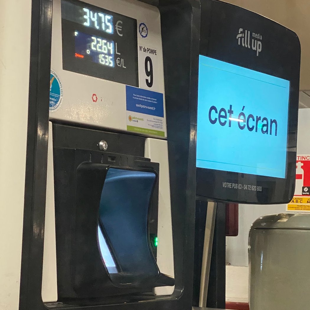 E-Leclerc service station in Reze Cedex 2
