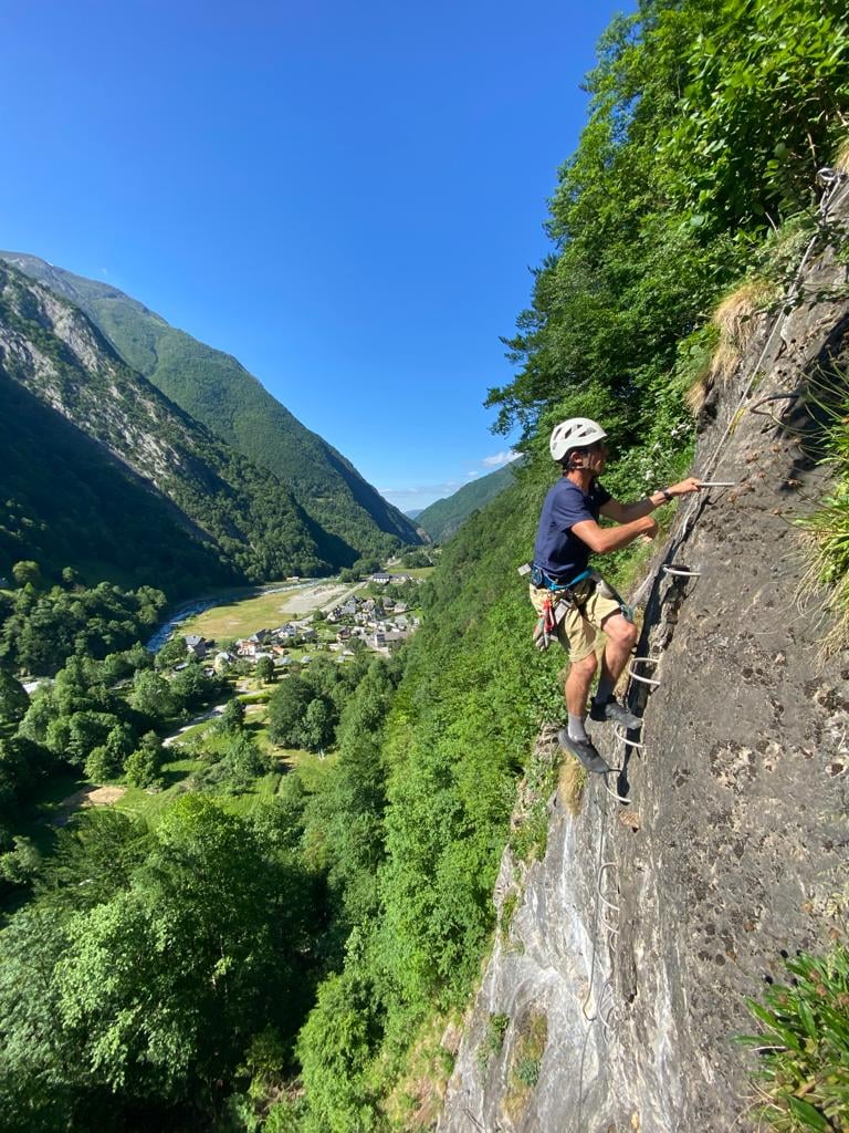 Via Ferrata Les Alias Tyroliennes 1