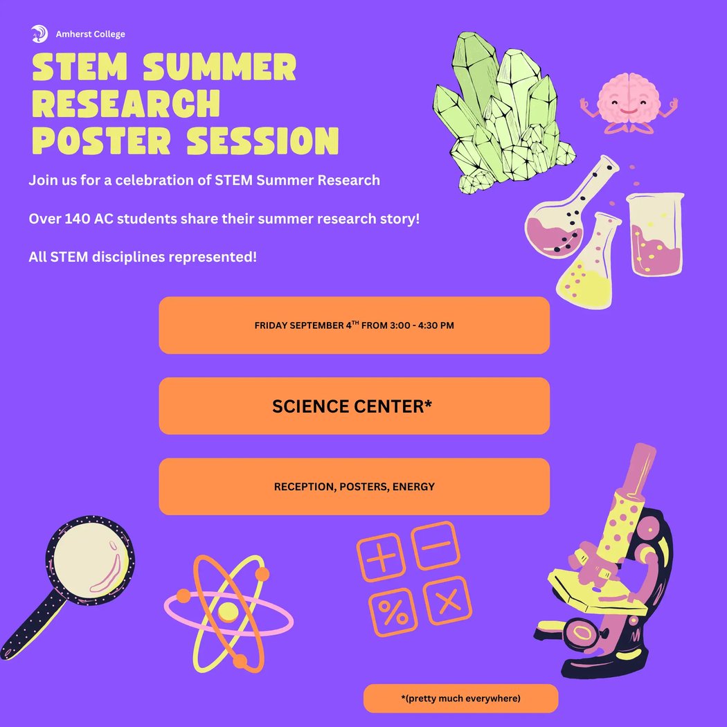 2026 STEM Summer Research Poster Session 1