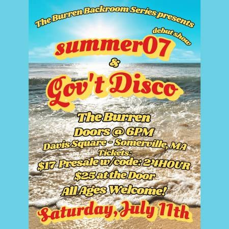 Summer07 and Gov't Disco 1