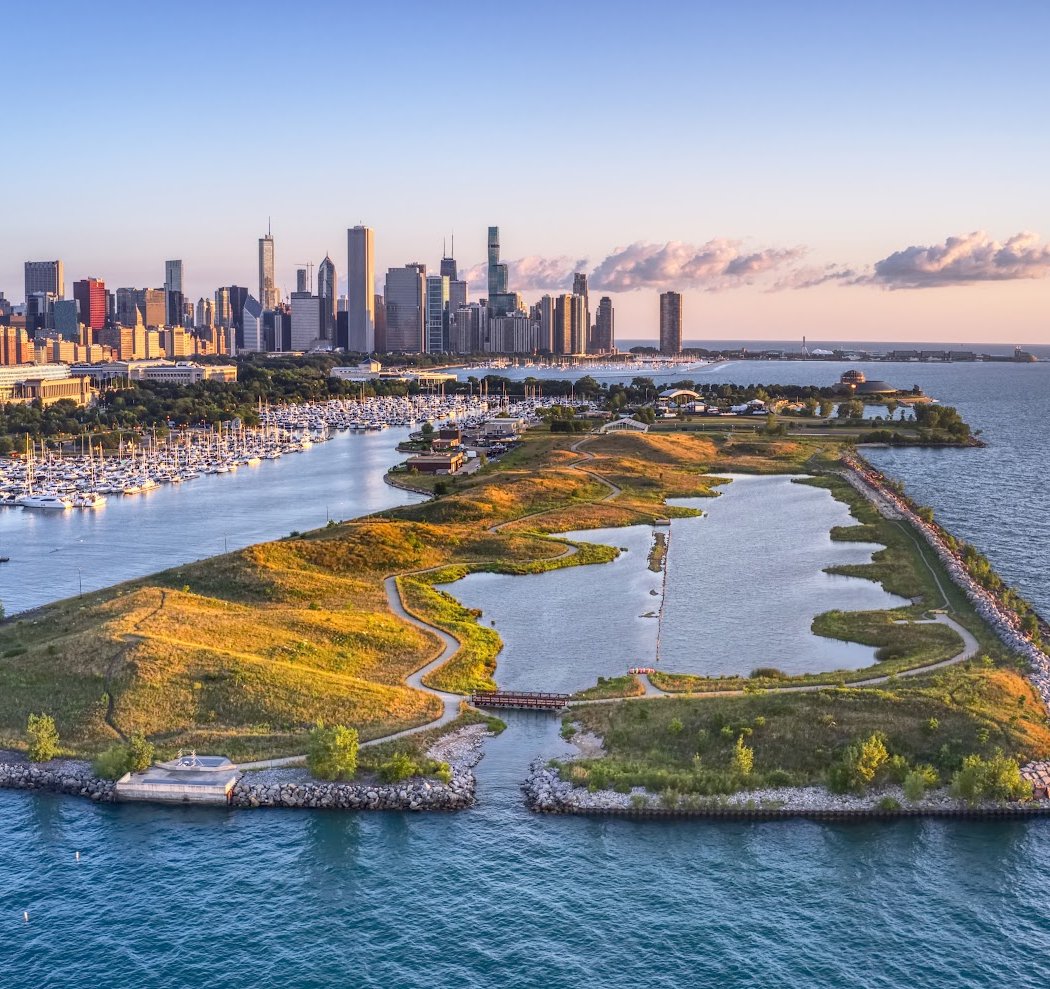 Golden Hour at Northerly Island