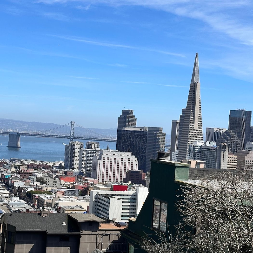 Panoramic view of San Francisco Oakland Bay Bridge 1