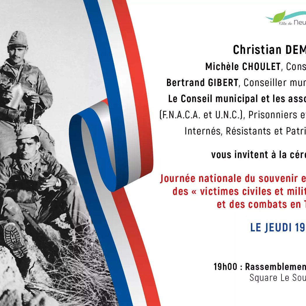 Cérémonie commémorative en mémoire des victimes de la guerre d'Algérie et des combats en Tunisie et au Maroc 1