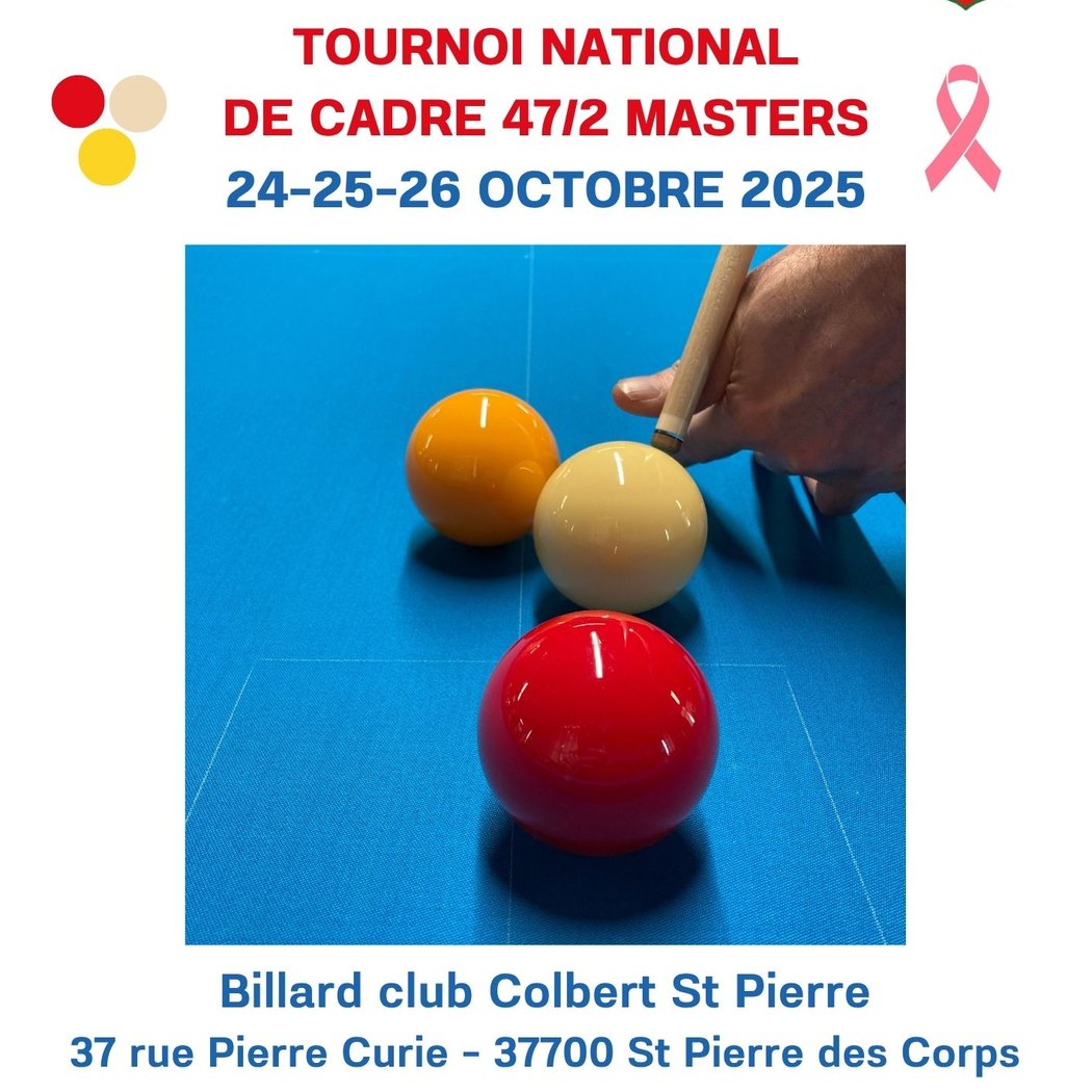 Tournoi National Masters N°2 de Cadre 47/2 1