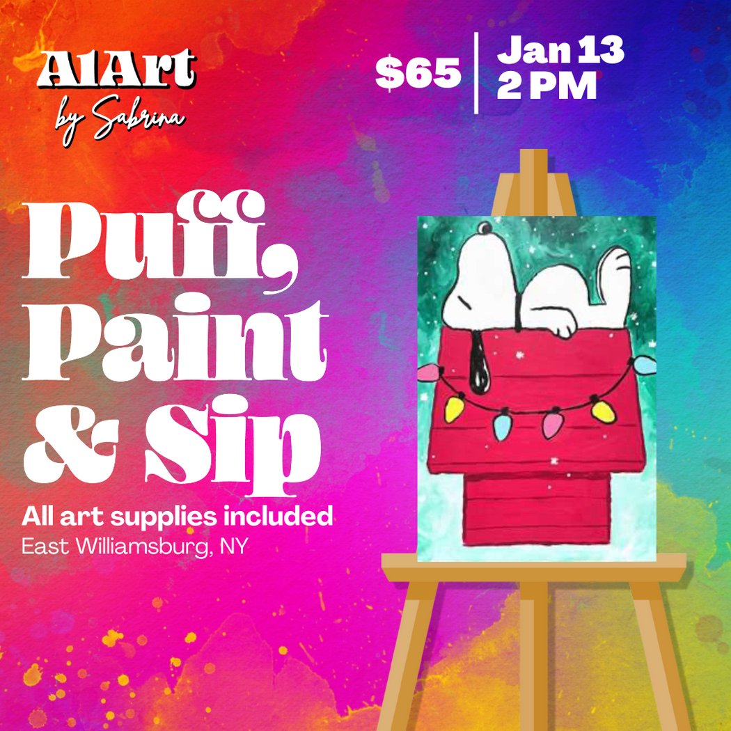 Puff, Paint and Sip Art Studio 1