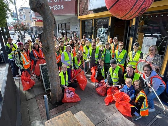 Clement Street Happy Hour Cleanup w/ Free Food for Volunteers 1