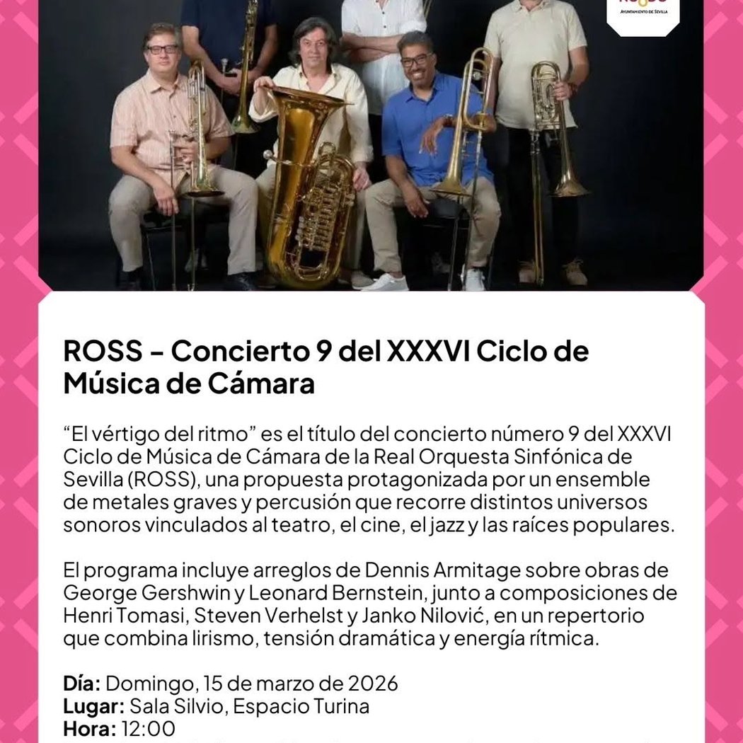 ROSS – Concierto 9 del XXXVI Ciclo de Música de Cámara: El vértigo del ritmo 1