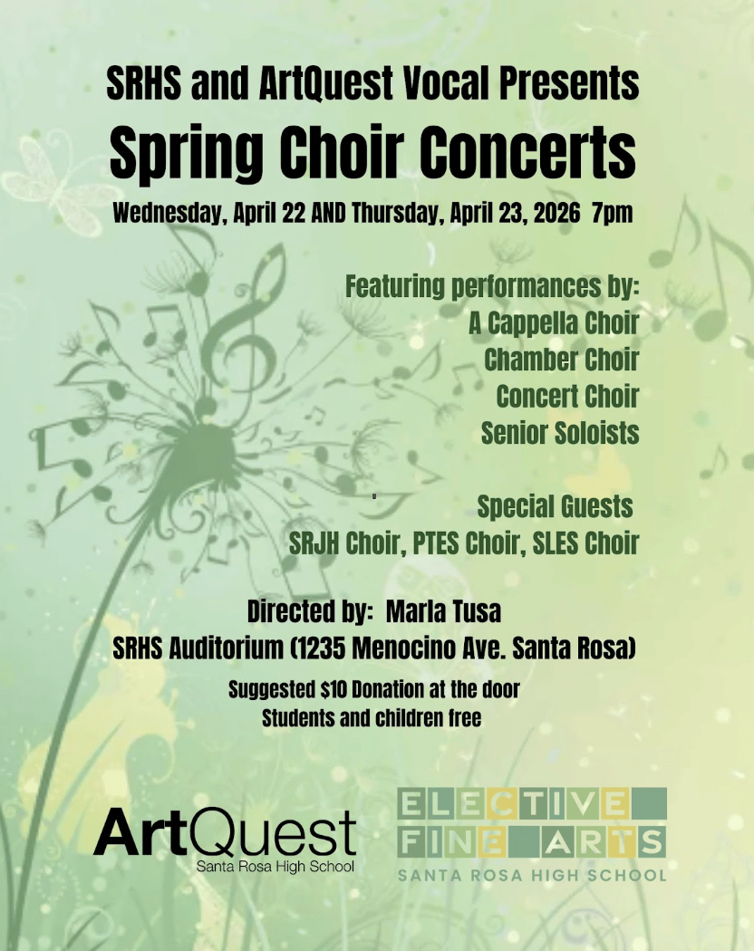 SRHS and ArtQuest's Choral Union Spring Concert 1
