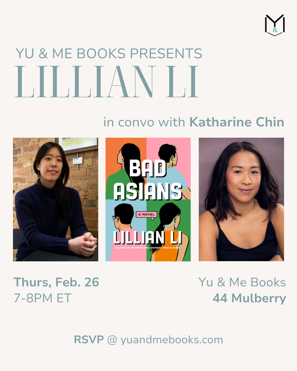 Book Launch | Bad Asians by Lillian Li 1