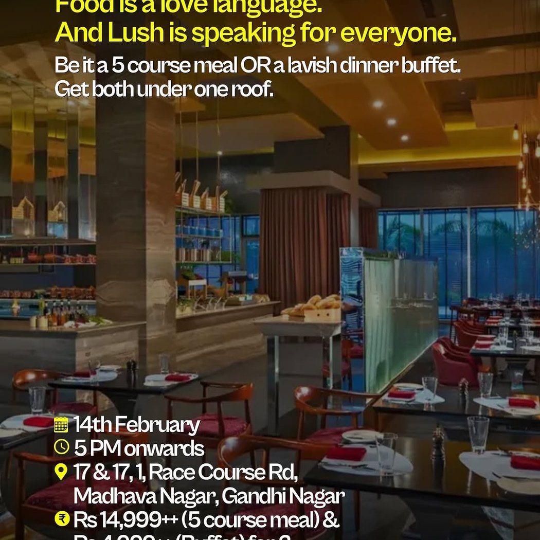 Valentine's 5-course meal or lavish dinner buffet 1