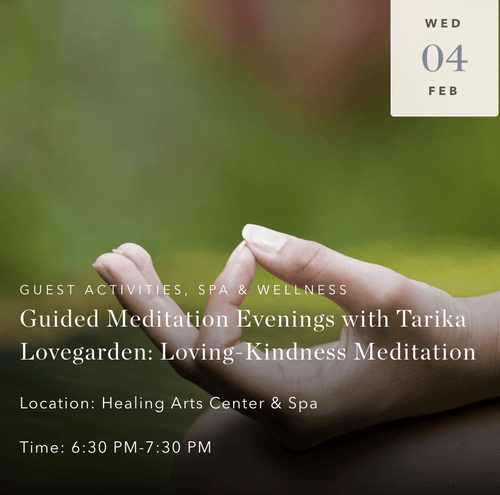 Guided Meditation Evenings with Tarika Lovegarden: Loving-Kindness Meditation 1