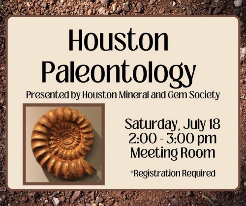 Houston Paleontology Workshop 1