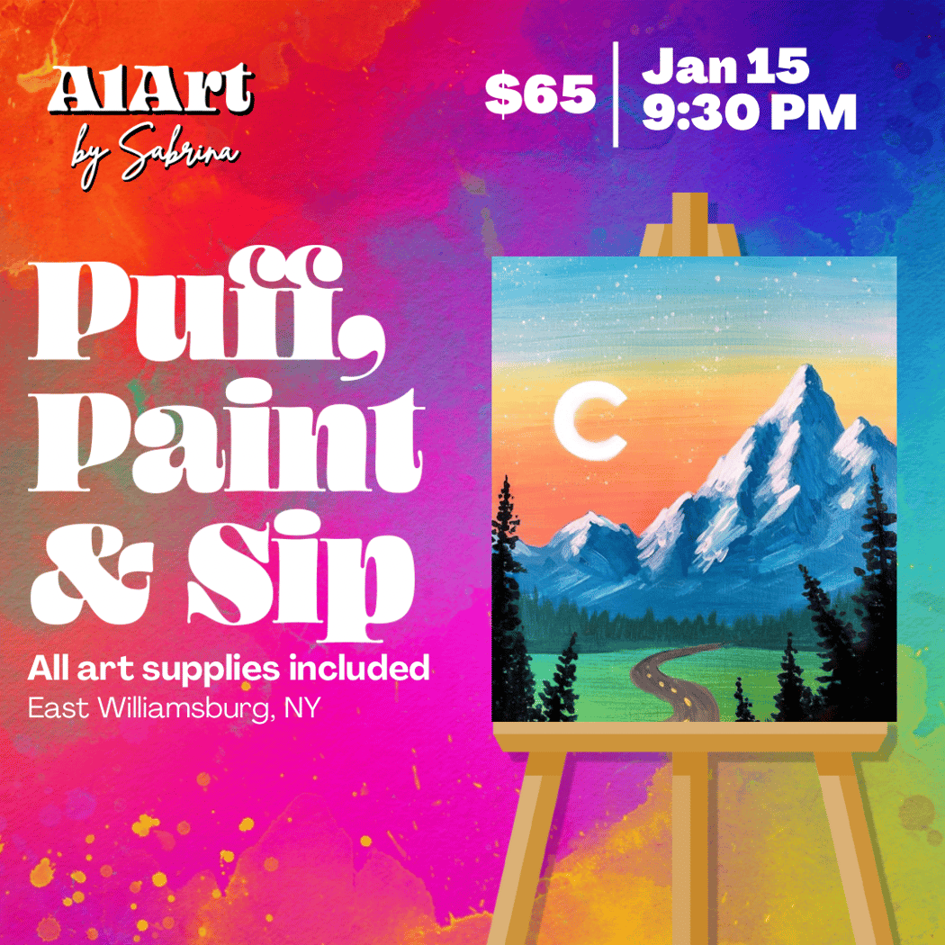 Puff, Paint and Sip Art Studio 1