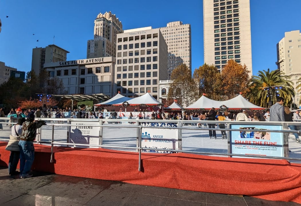 Plaza Ice Rink Skating 2