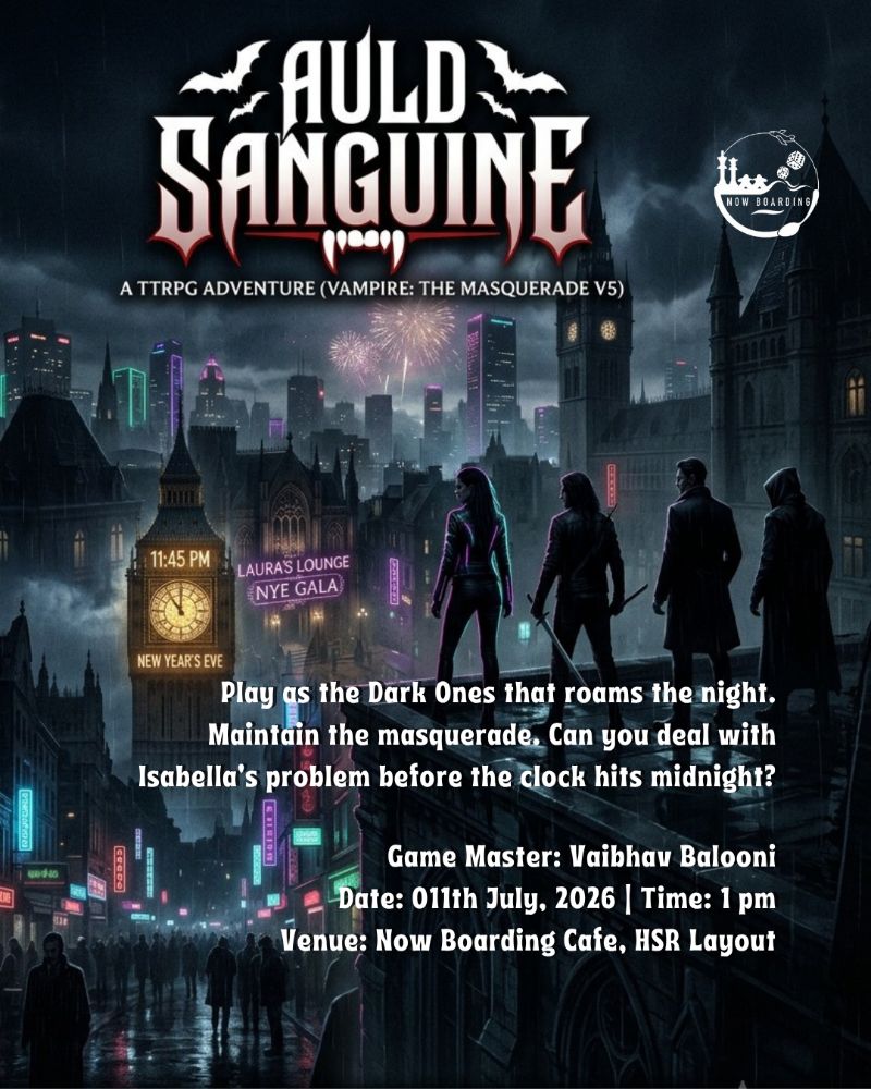 Vampire The Masquerade : TTRPG One Shot Adventure 1
