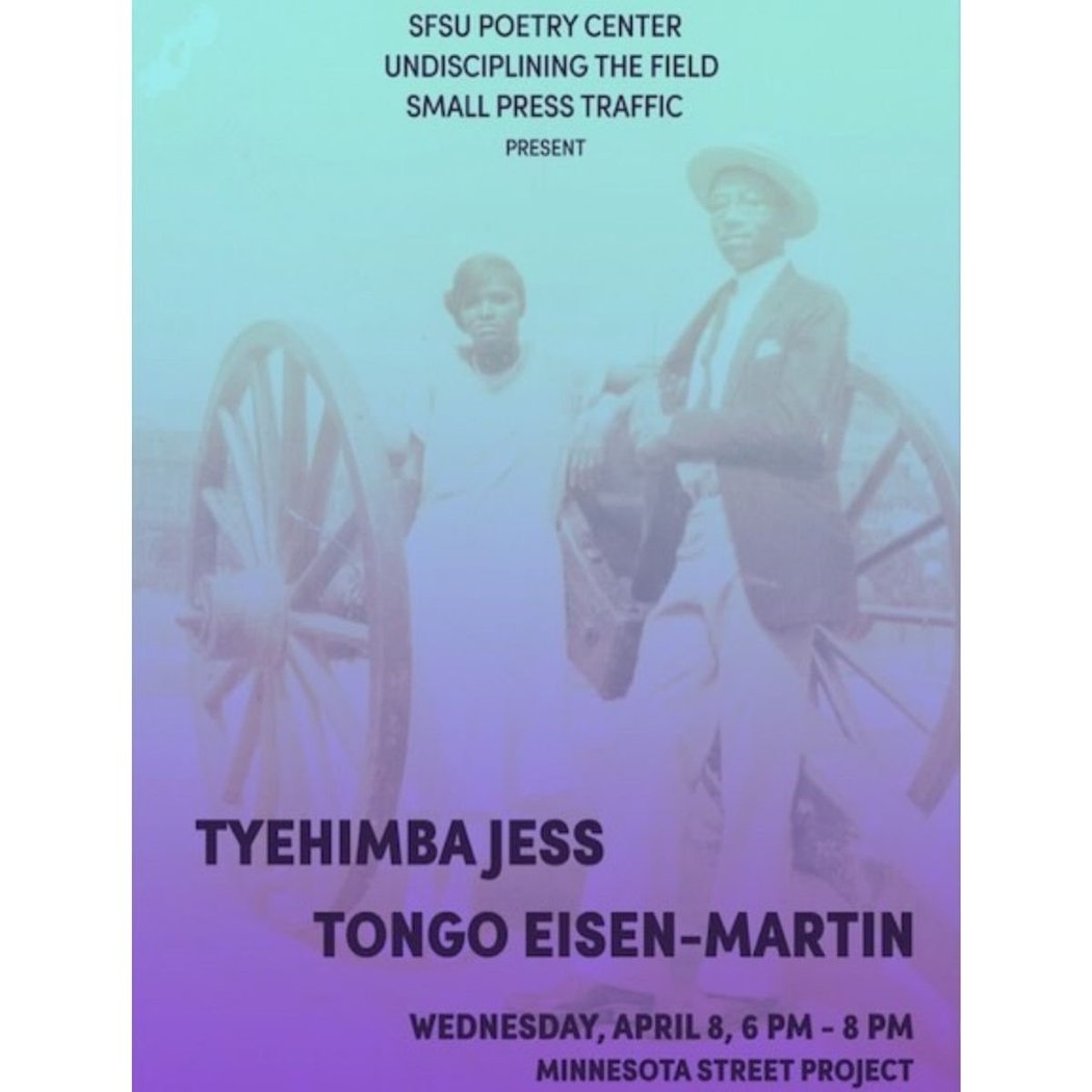 An evening of poetry with Tyehimba Jess + Tongo Eisen-Martin 1