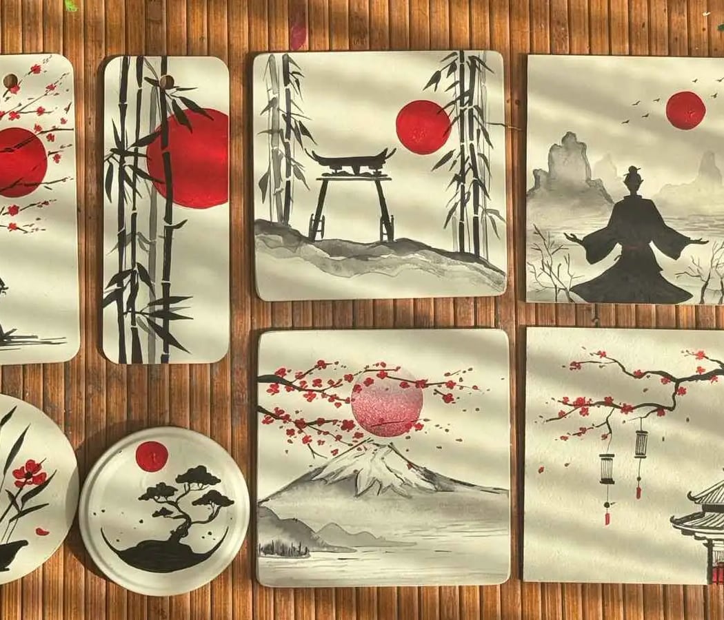 The Wabi Sabi Arc | Kintsugi + Sumi-e Workshop 1