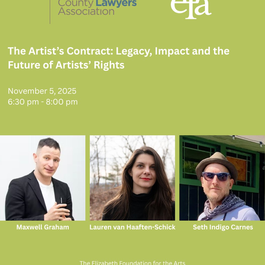 The Artist’s Contract: Legacy, Impact and the Future of Artists’ Rights 1