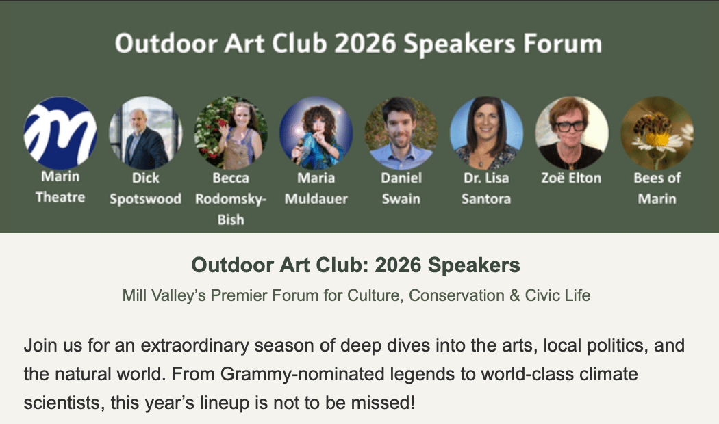 The Outdoor Art Club Hosts an Extraordinary Season of Deep Dives into the Arts, Local Politics & the Natural World 1