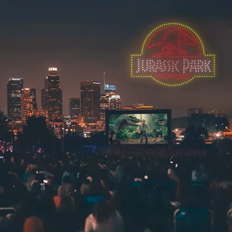 Jurassic Park SFC Drone Show 1