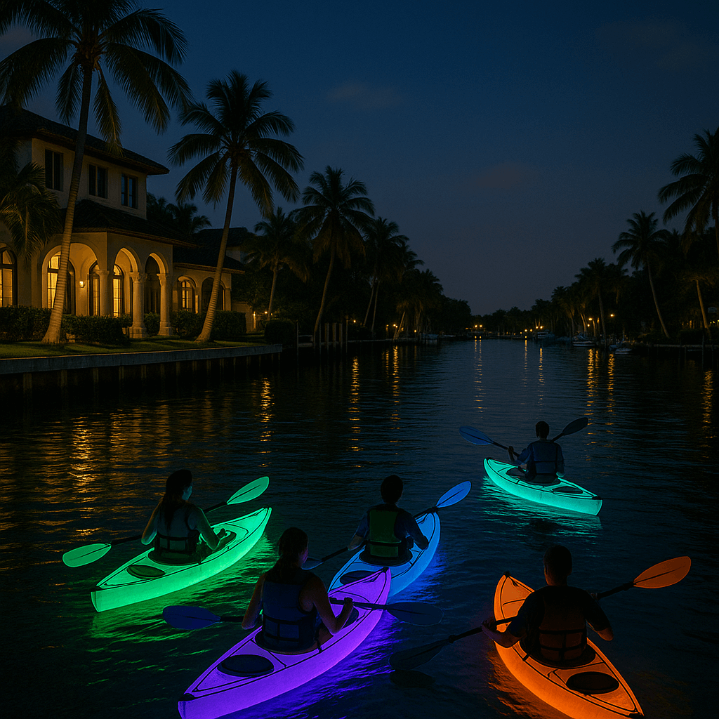 Glow Paddle LED Kayak & Paddleboard Tour 1