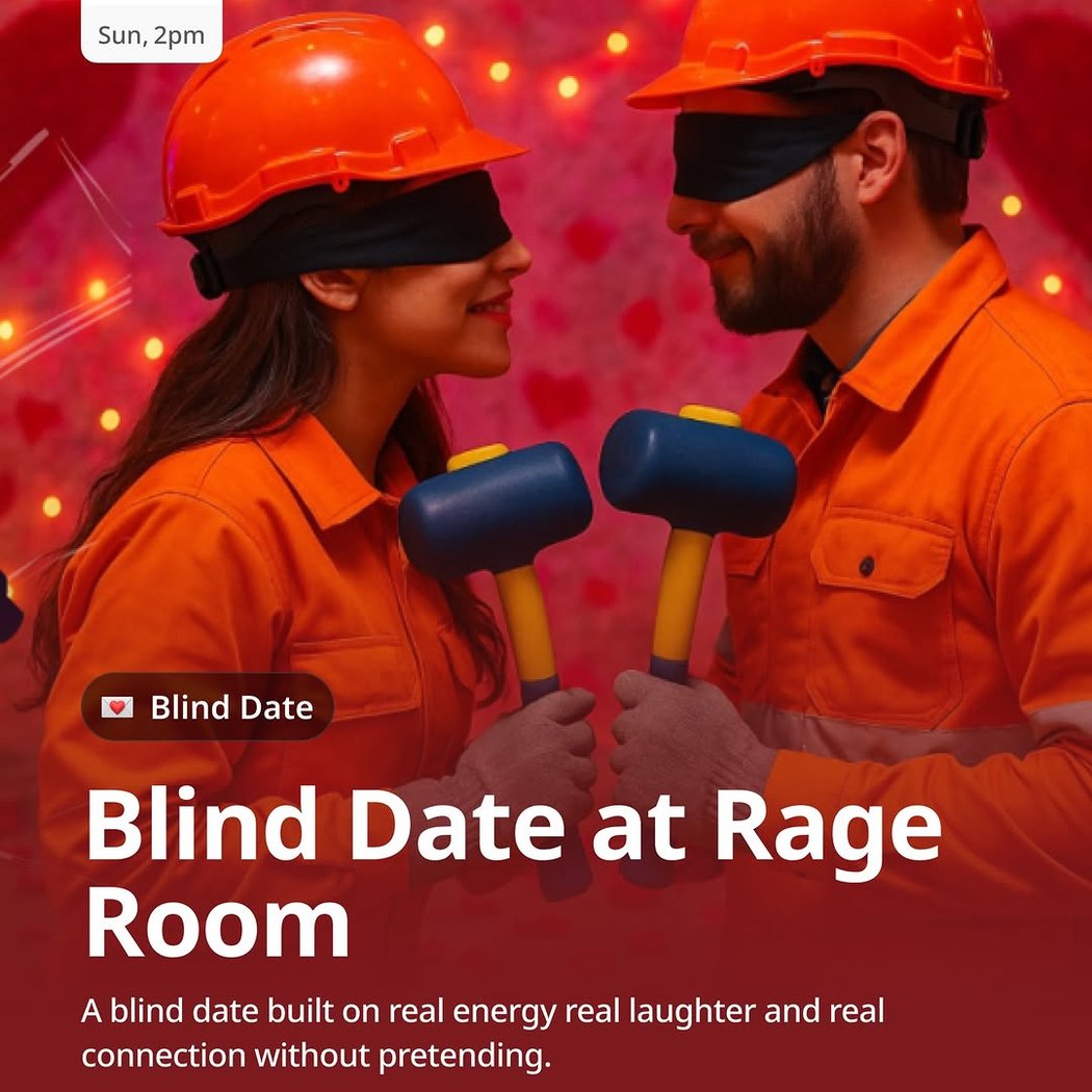 Blind Date at Rage Room 1