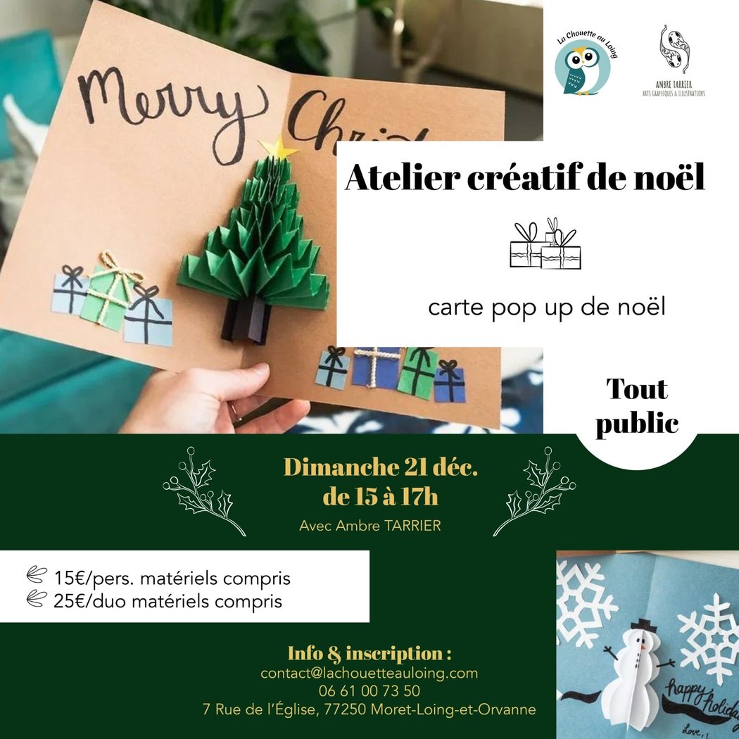 Atelier Pop Up de Noël, avec Ambre 1