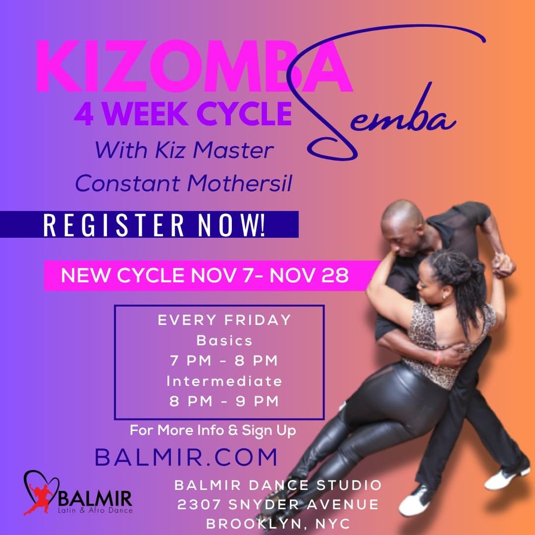 Kizomba/Semba 4 Week Cycle 1