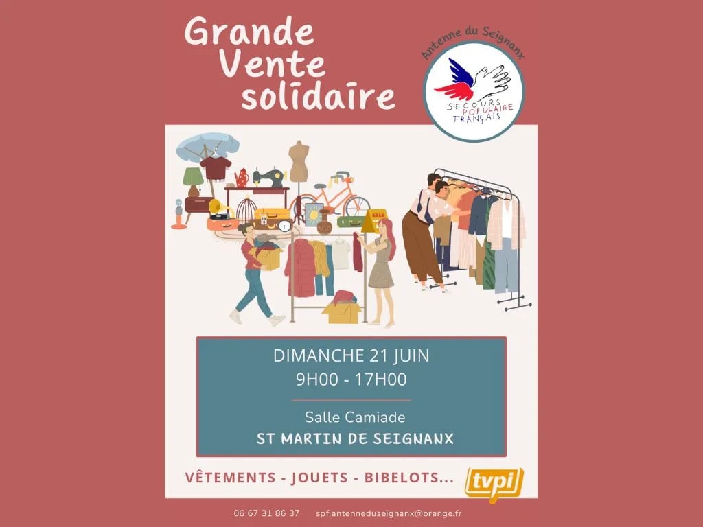 Braderie du Secours populaire 1
