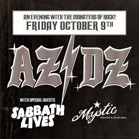 Mystic Theatre presents AZ/DZ with Sabbath Lives – Tribute to Ozzy Osbourne & Black Sabbath