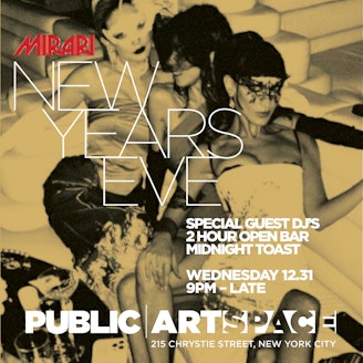 PUBLIC Hotel New Year's Eve 1