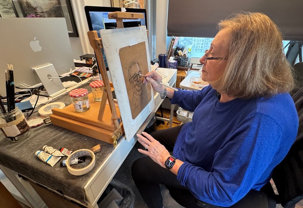 Roz Goldfarb Art Display 1